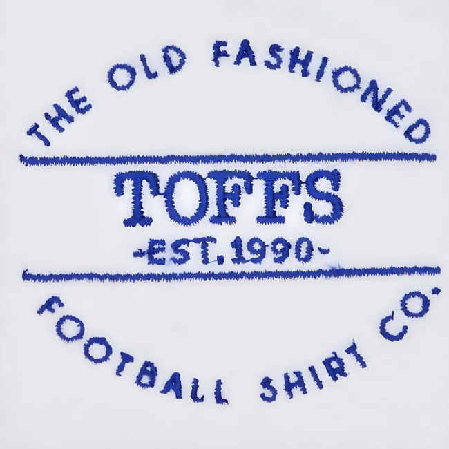 The Old Fashioned Football Shirt Co. - White/Royal Track Top