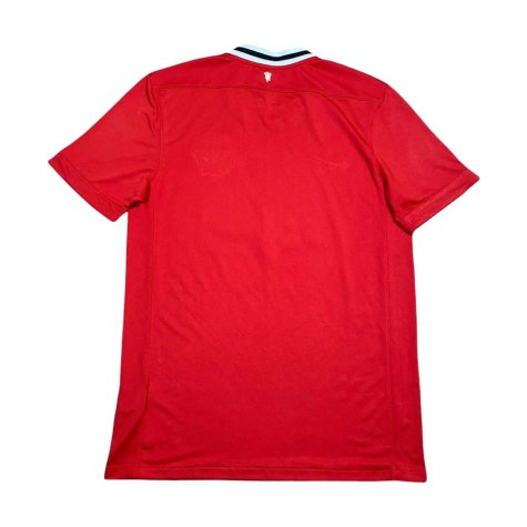 Manchester United 2011-12 Home Shirt (XL) (Aguero 16) (Excellent)