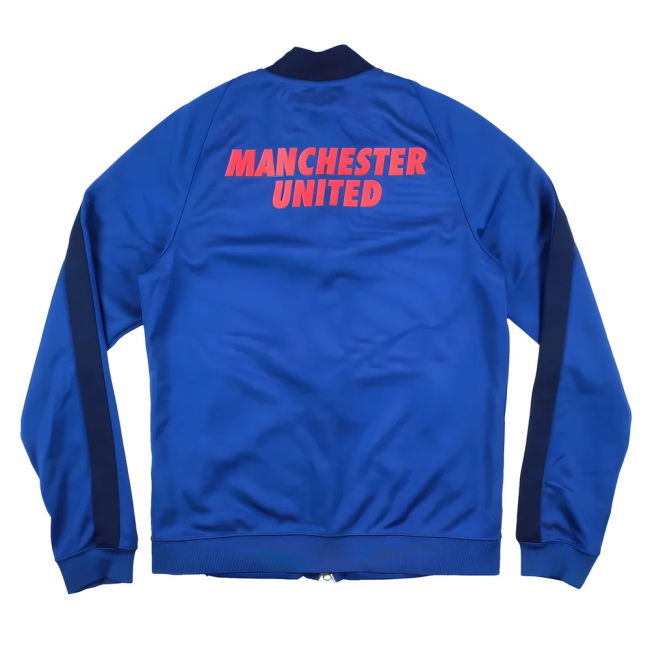 Manchester United 2013-14 Nike Long Sleeve Tracksuit Top (S) (Mint)