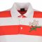 Japan Rugby Polo Shirt - Red/White Stripe