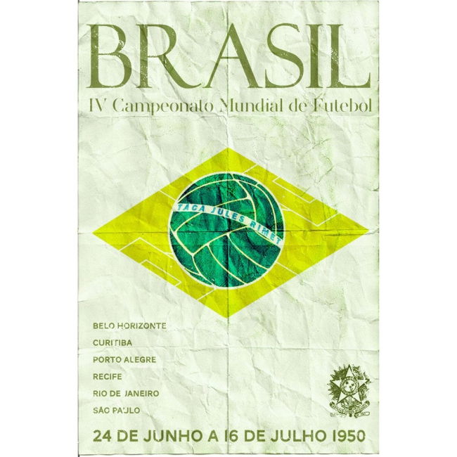 Pennarello: World Cup - Brazil 1950 T-Shirt - White