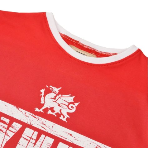 Wales T-Shirt - Red/White Ringer
