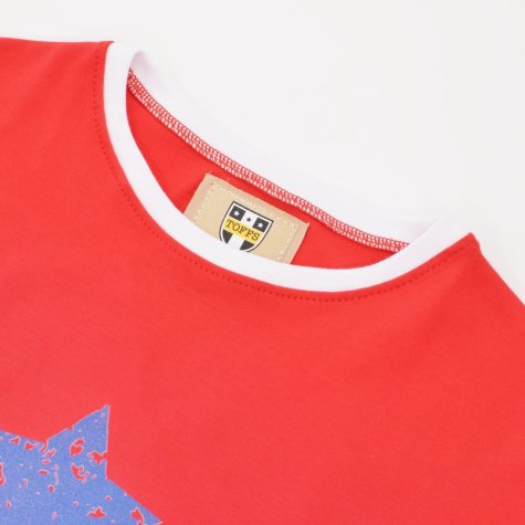 Chile T-Shirt - Red/White Ringer