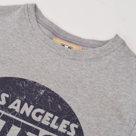 Los Angeles Aztecs Vintage Logo - Grey T-Shirt