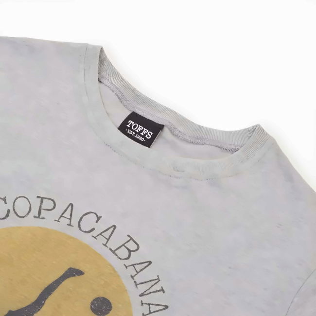 Copacabana Beach Soccer T-Shirt - Grey Marl