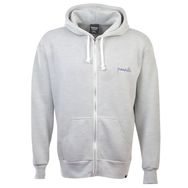 Pennarello: LPFC Platini Zipped Hoodie - Light Grey