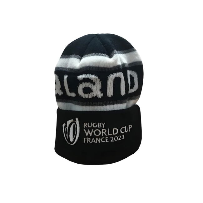 Rugby World Cup 2023 New Zealand Beanie - Black