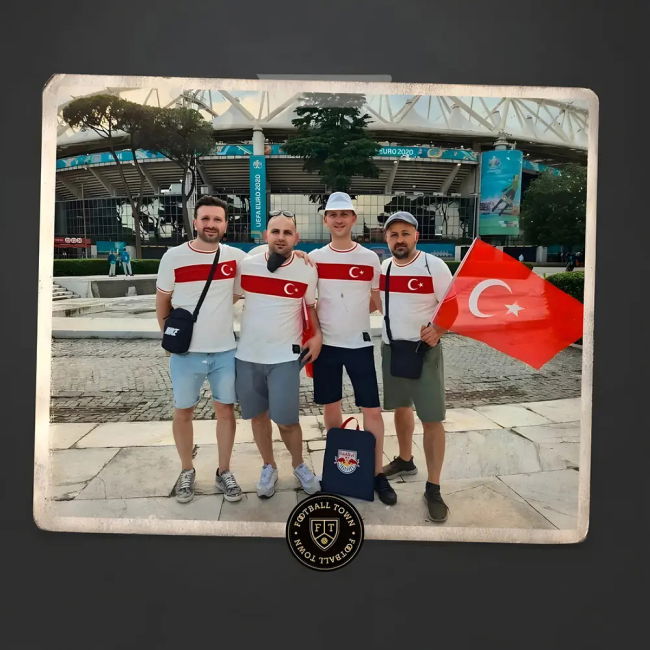 Vintage Turkey Away Ay-Yildizililar Soccer Jersey