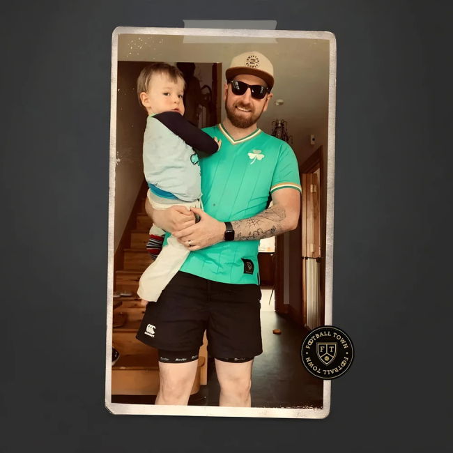 Vintage Ireland Green Army Soccer Jersey