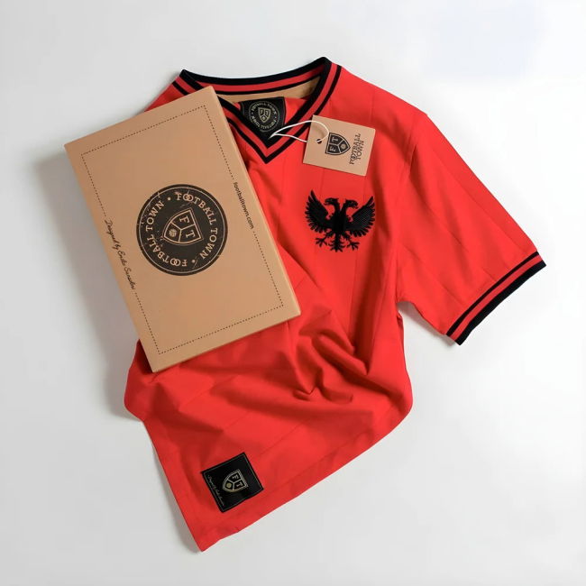 Vintage Albania Home Shqiponjë Soccer Shirt