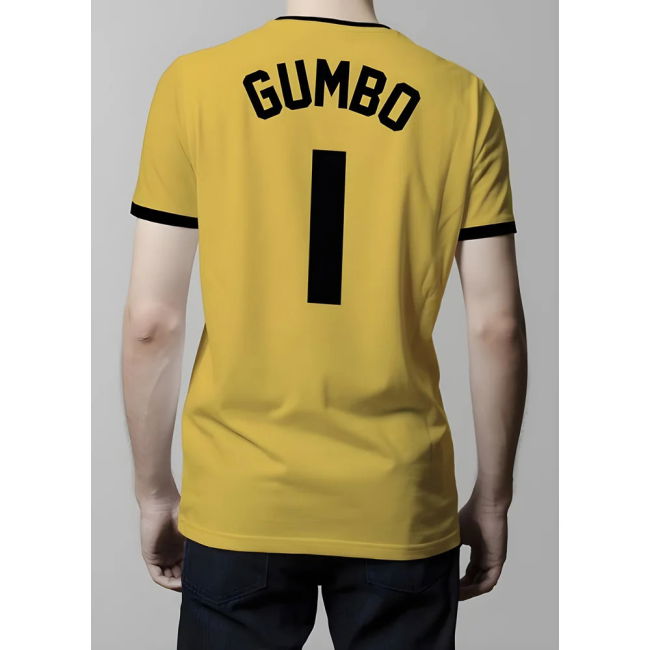 Shadwell Town T-shirt - Amber/Black Ringer