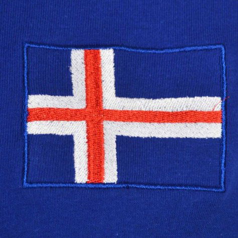 Iceland Raglan Sleeve Royal/White T-Shirt