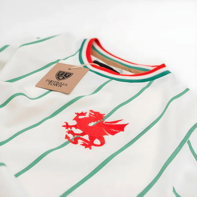 Vintage Wales The Dragon Away Soccer Jersey
