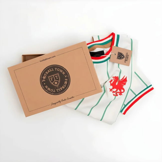 Vintage Wales The Dragon Away Soccer Jersey