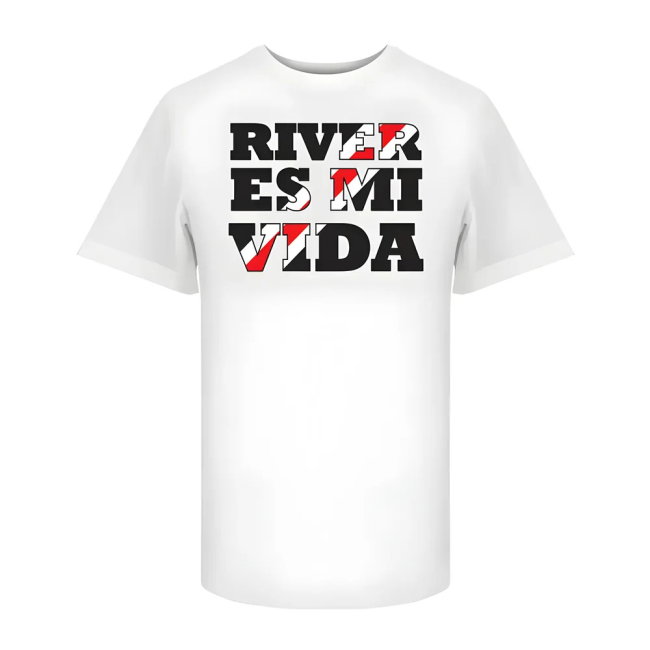River Plate \'River Es Mi Vida\' t-shirt - White