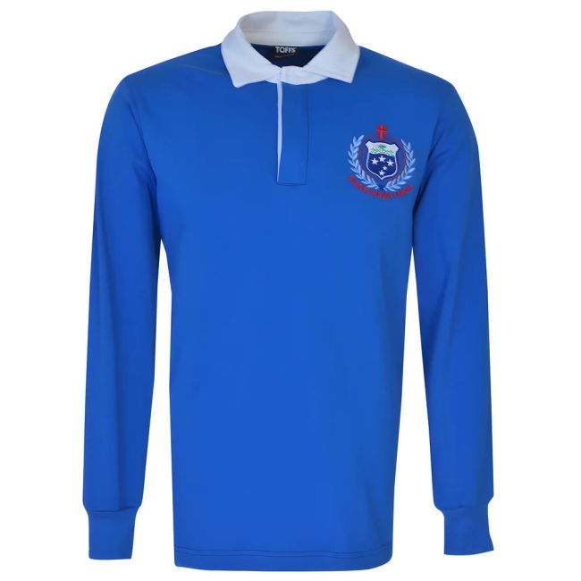 Samoa 1990s Blue Rugby Shirt