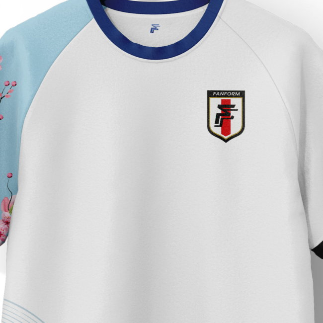 Japan Rising Sun Away Supporter Jersey Adult Short Sleeve