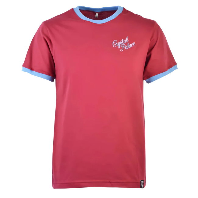 Kids Crystal Palace FC T-Shirt - Maroon/Sky
