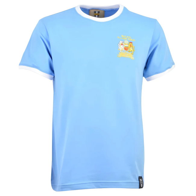 Kids Manchester City Sky/White T-Shirt (Your Name)