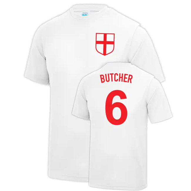 Terry Butcher England Fancy Dress Football T Shirt