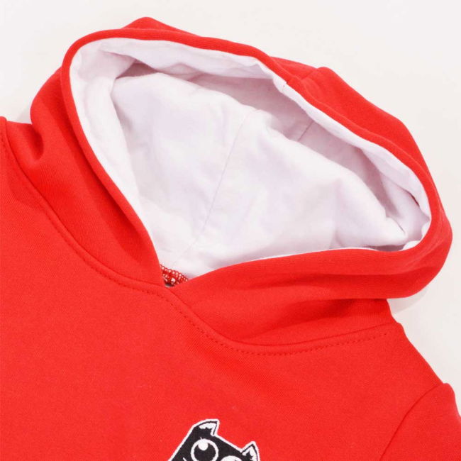 Kids Sunderland Hoodie - Red/White