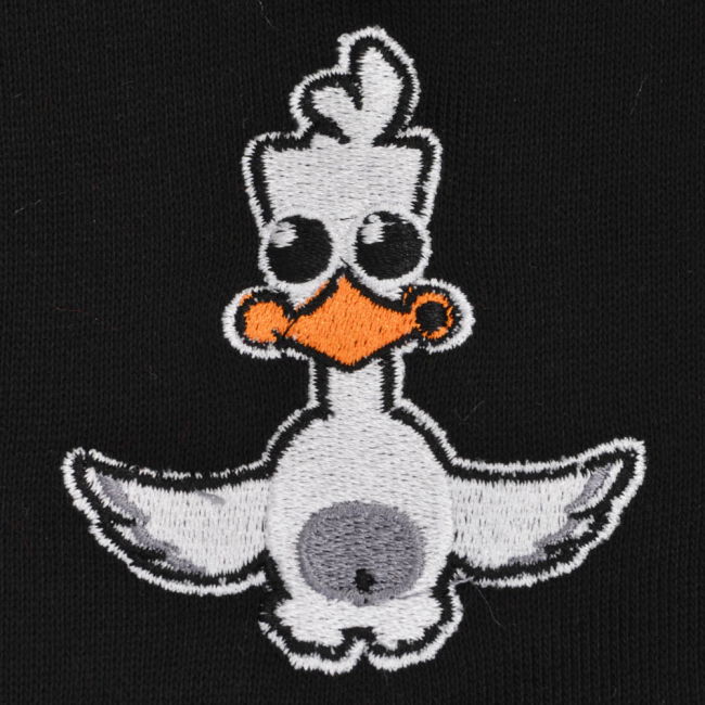 Kids Swansea Hoodie - Black/White