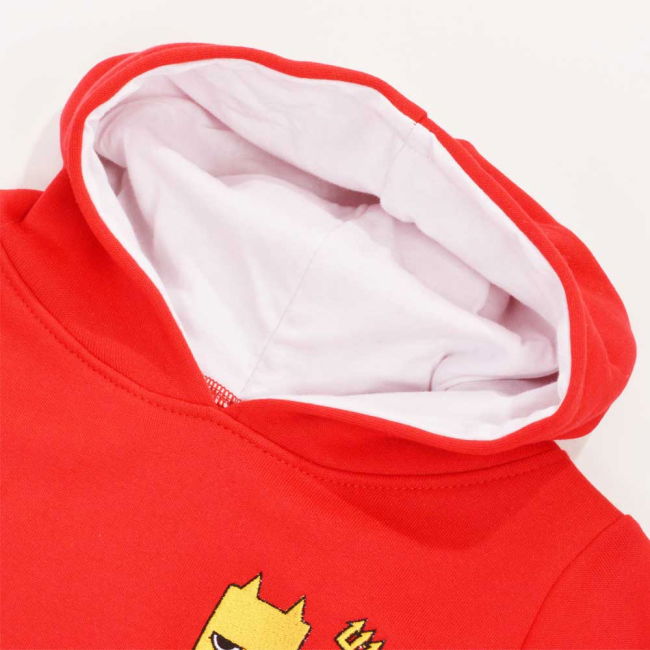 Kids Manchester Reds Hoodie - Red/White