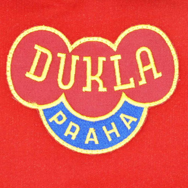 Kids Dukla Prague Hoodie - Maroon/Amber