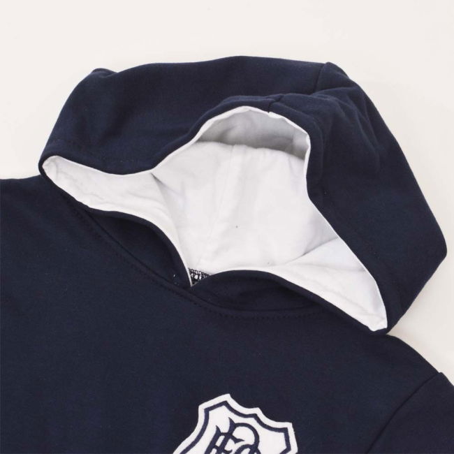 Kids Dundee Hoodie - Navy/White