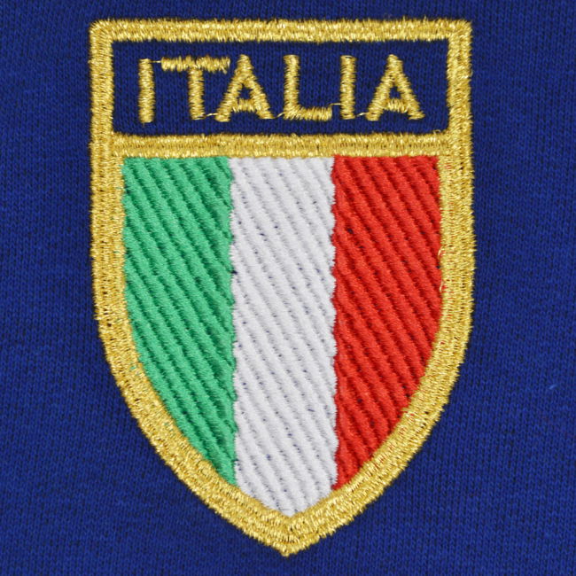 Kids Italy Hoodie - Royal/White