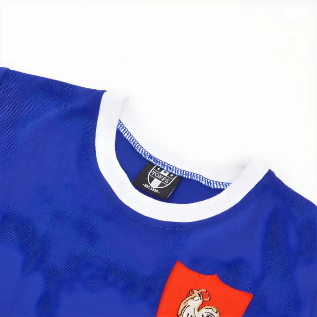 Kids France Tee Royal/White Ringer