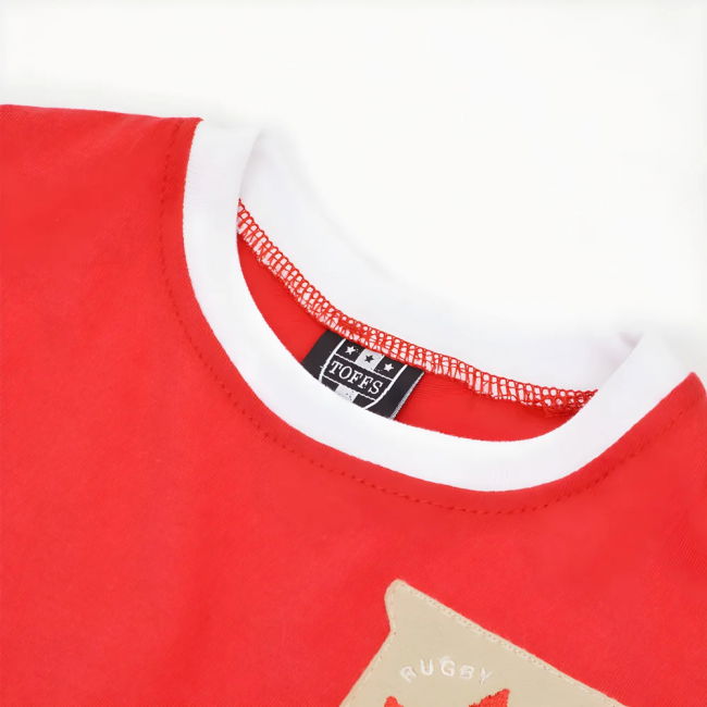 Kids Canada Tee Red/White Ringer