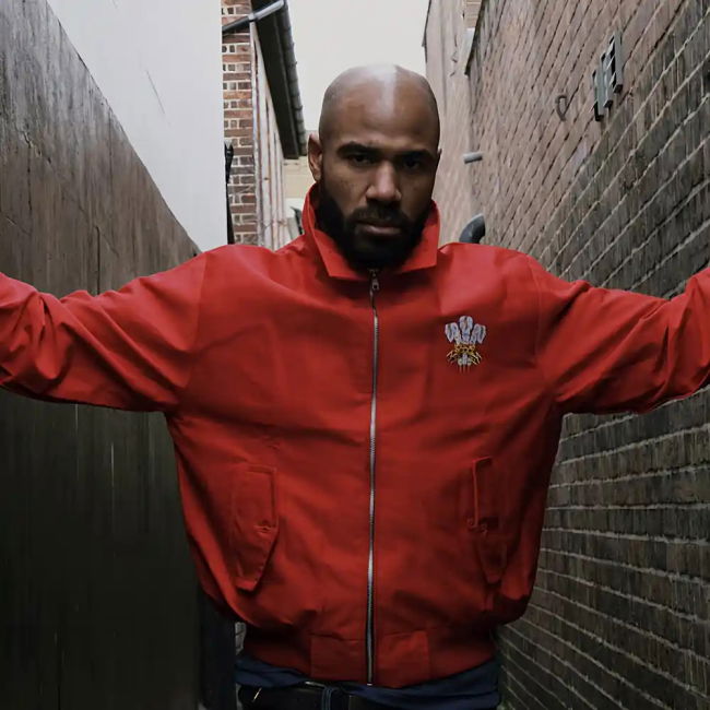 Wales Rugby Red Harrington Jacket