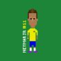 Neymar Player Hooded Top (green)