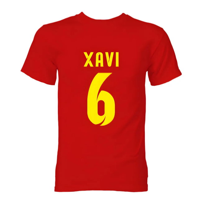 Barcelona Xavi Hero T-Shirt (Red)