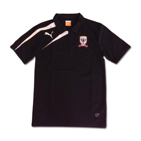 2013-14 Airdrie Puma Polo Shirt (Black)