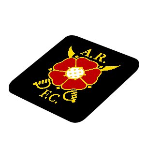 Albion Rovers Official Coaster (Black)