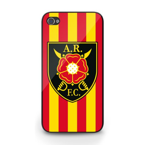 Albion Rovers Official iPhone 5 Cover (Red-Yellow)