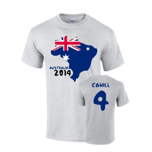 Australia 2014 Country Flag T-shirt (cahill 4)