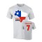 Chile 2014 Country Flag T-shirt (sanchez 7)