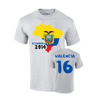 Ecuador 2014 Country Flag T-shirt (valencia 16)