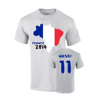 France 2014 Country Flag T-shirt (nasri 11)