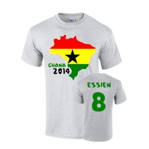Ghana 2014 Country Flag T-shirt (essien 8)