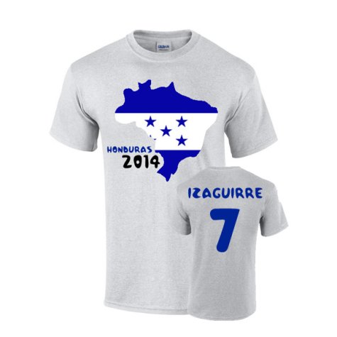 Honduras 2014 Country Flag T-shirt (izaguirre 7)
