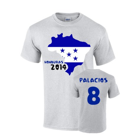 Honduras 2014 Country Flag T-shirt (palacios 8)