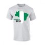 Nigeria 2014 Country Flag T-shirt (grey)