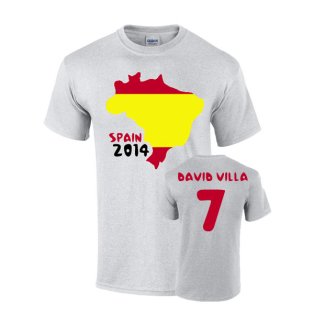 Spain 2014 Country Flag T-shirt (torres 9)