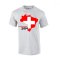 Switzerland 2014 Country Flag T-shirt (grey)