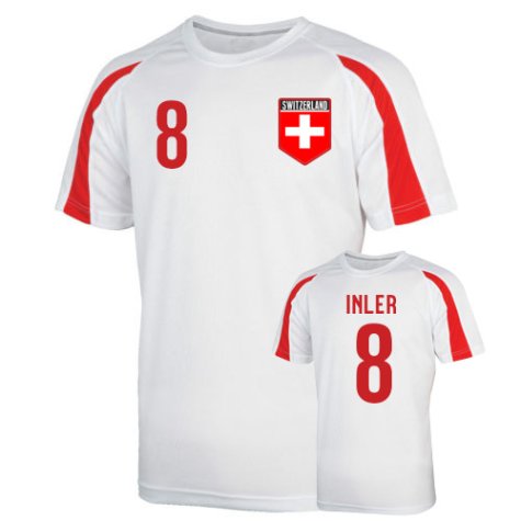 Switzerland Sports Training Jersey (inler 8)