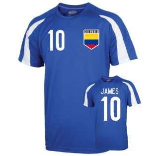 Colombia Sports Training Jersey (james 10) - Kids